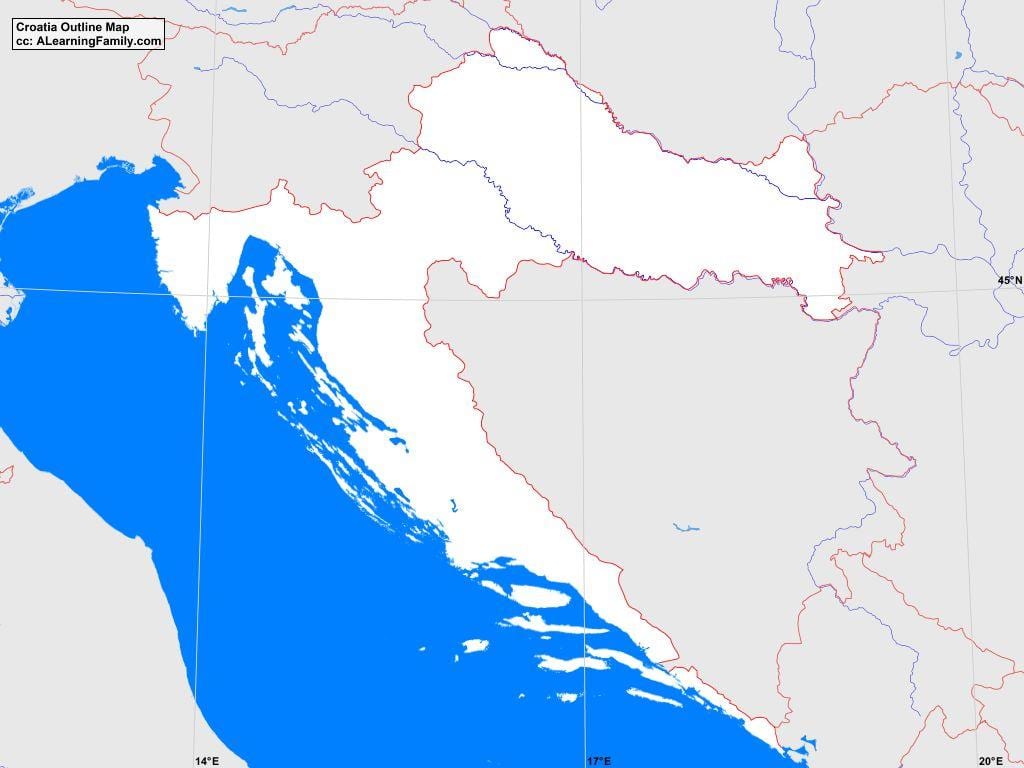 скреч карта, Хърватия 