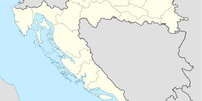 Карта на Хърватия в офлайн