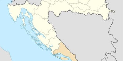Карта на далмация, Хърватска 