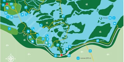 Национален парк крка Хърватия карта