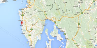 Карта на пореч Хърватска 
