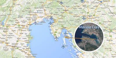Црес и побира гостите Хърватия карта
